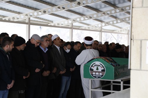 Valimiz Asiye SEZER' in Cenaze Namazına Katıldı