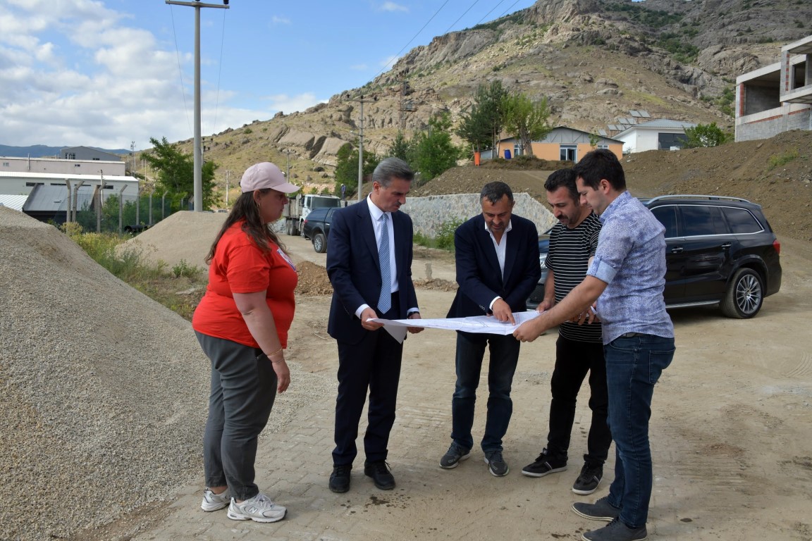 Organize Sanayi Bölgesi’nde Altyapı Çalışmalarına İnceleme
